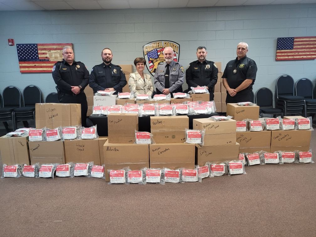 Caldwell County Sheriff First Aid Kits for Classrooms