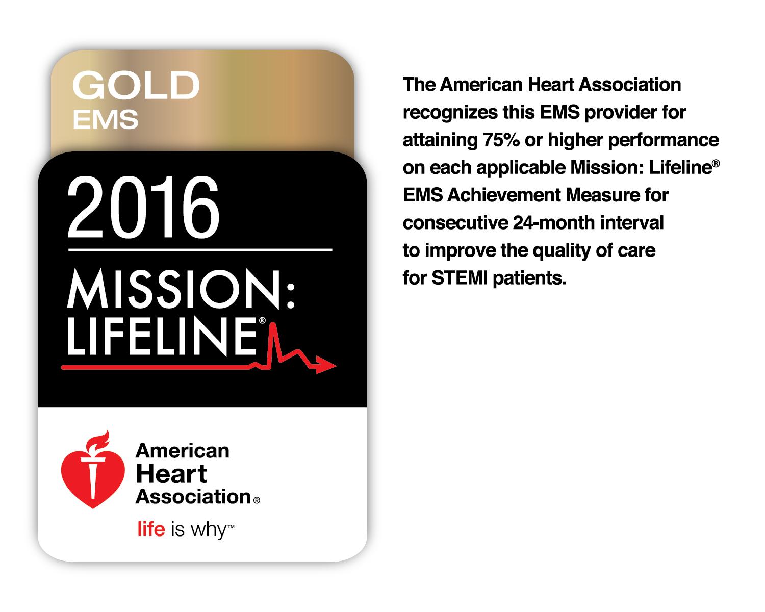 Mission Lifeline Award Badge 2016