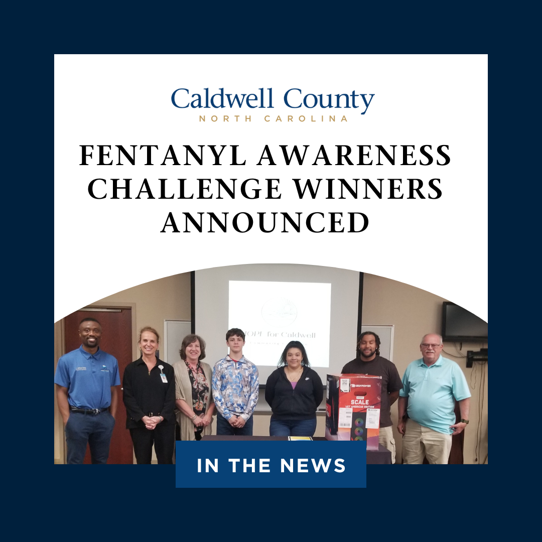 HOPE for Caldwell Announces Winners of Fentanyl Awareness Challenge