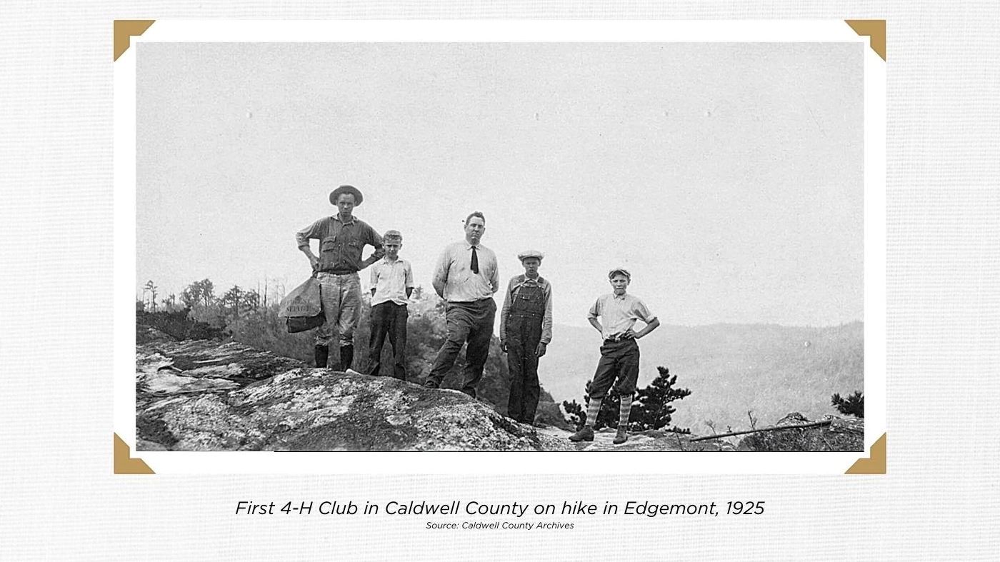 First 4H Club Hiking in Edgemont