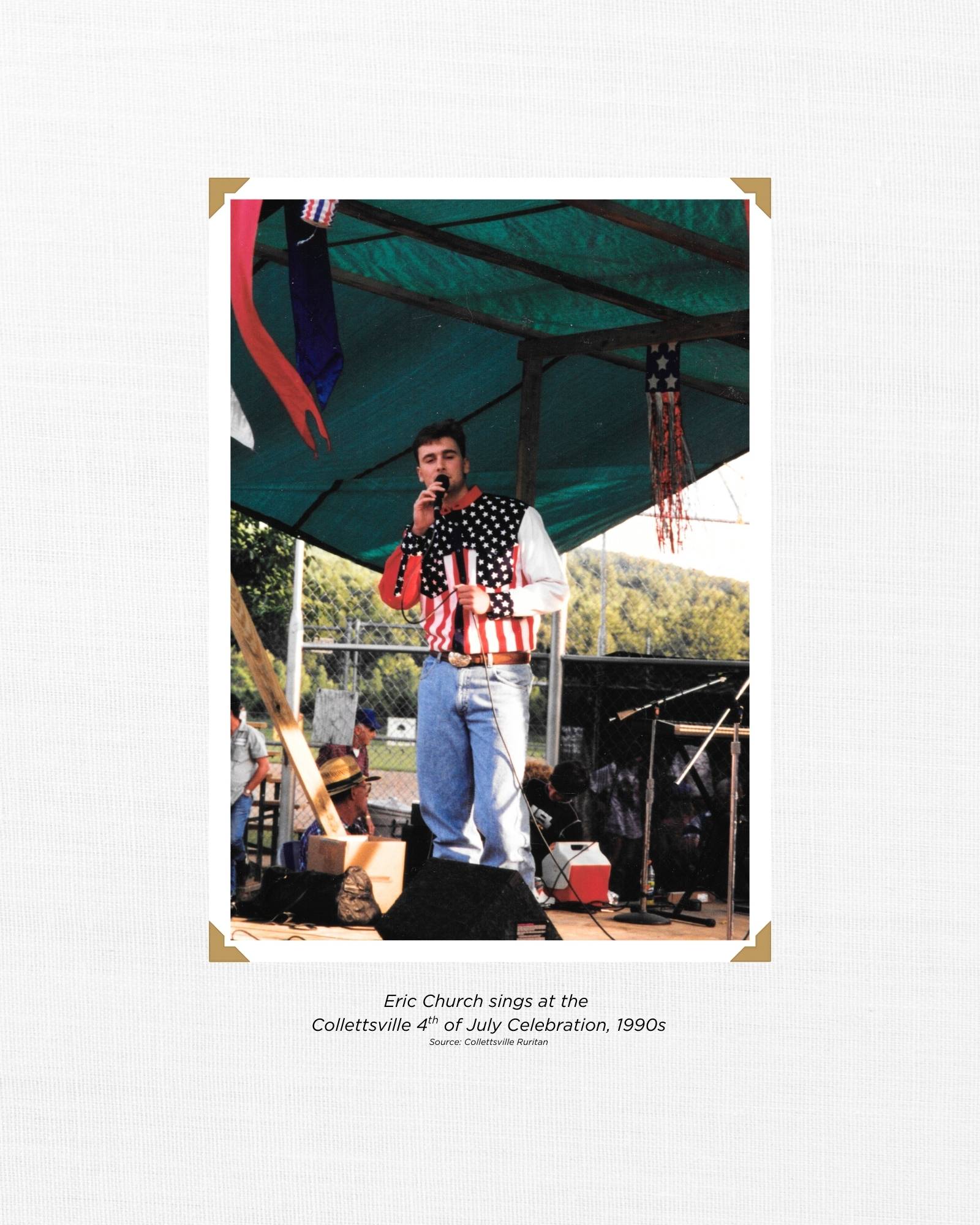 Eric Church sings at Collettsville 4th of July Celebration