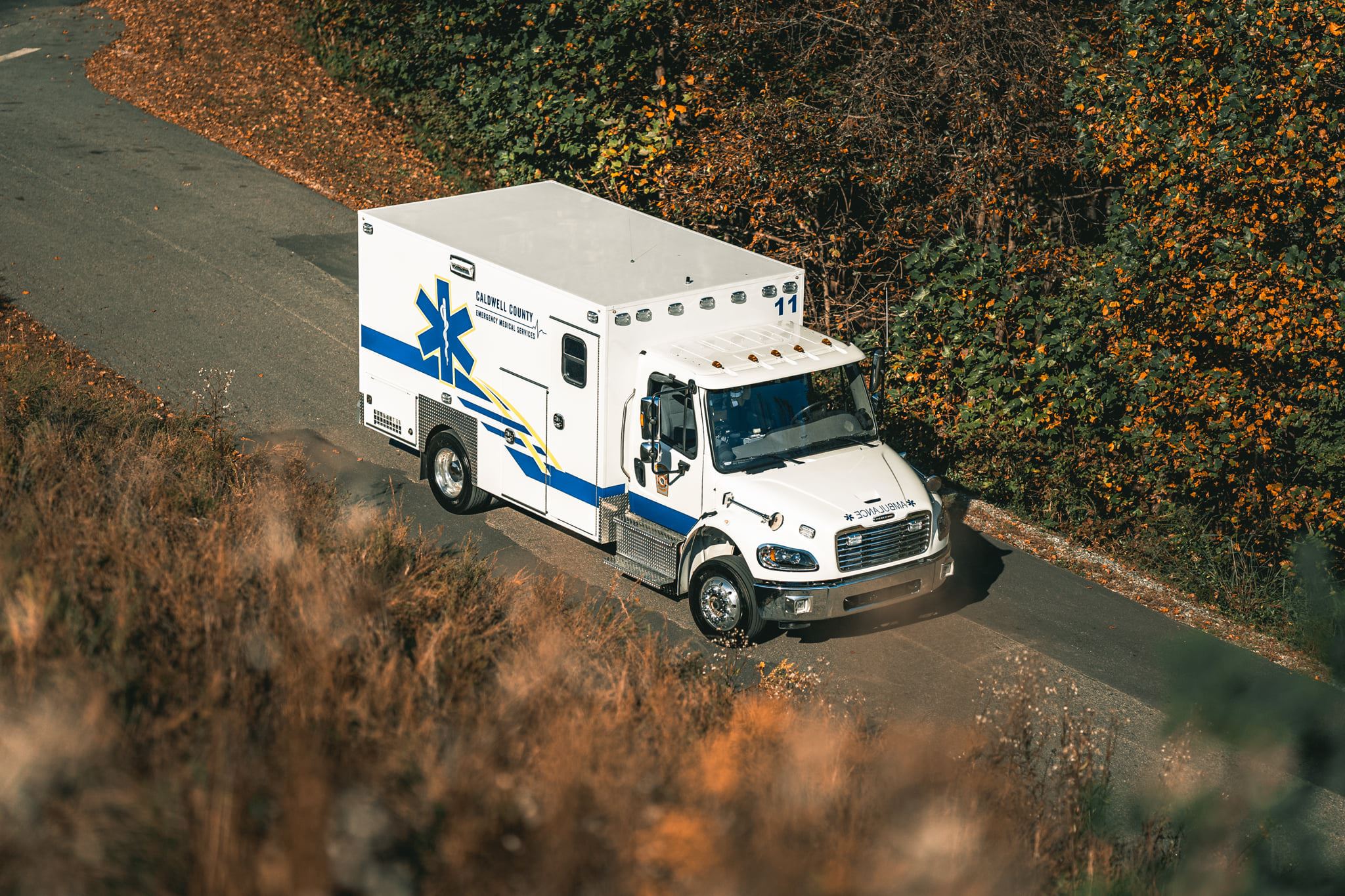 Caldwell EMS Ambulance Road