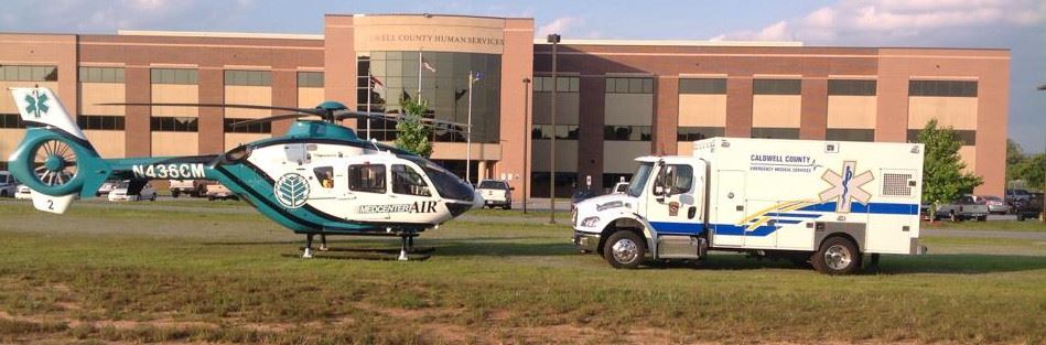 Emergency Vehicles - Ambulance and Helicopter